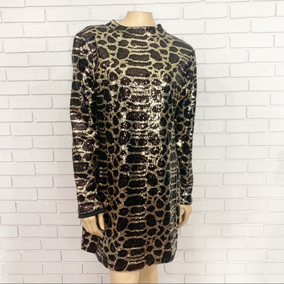 club l black sequin dress